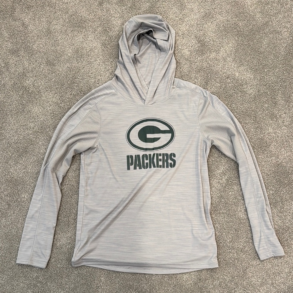 Green Bay Packers Gray Hoodie